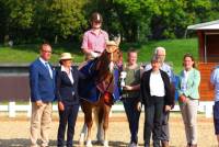 Meisterhof's Mirielle mit Denise Biedermann, Süddeutscher Freizeitpferde Champion 2018